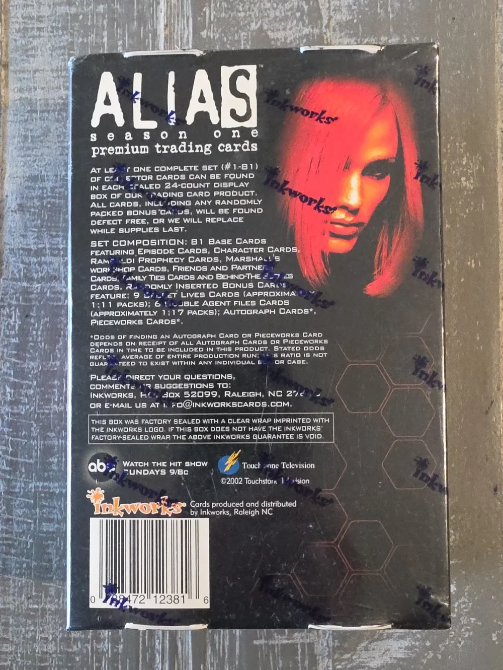 Alias Season One Premium Trading Card Box (2002 Inkworks) ABC, Vintage